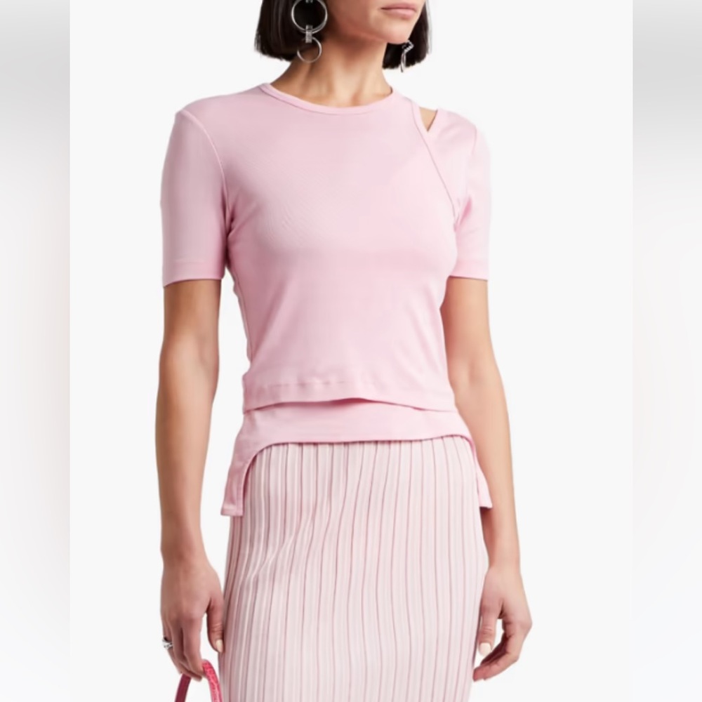 Helmut lang cut out tee